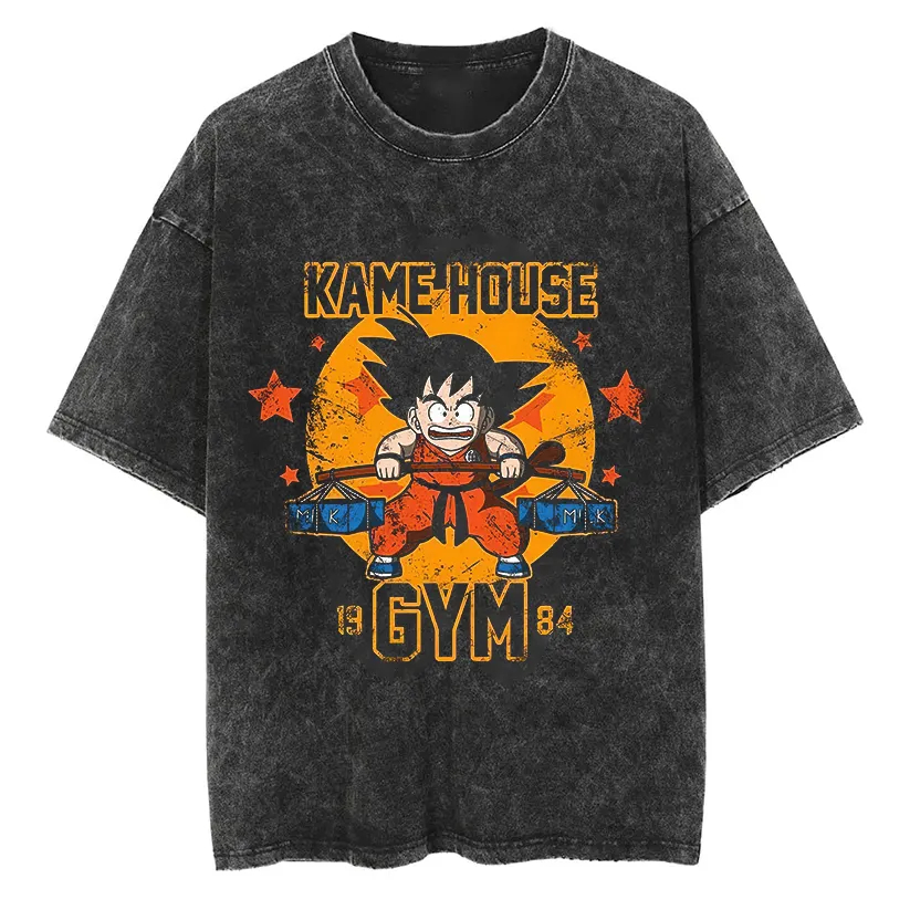 悟空 Tシャツ ドラゴンボール アニメ メンズ ヴィンテージ - Acid Wash Vintage Graphic T Shirt のレビューと価格