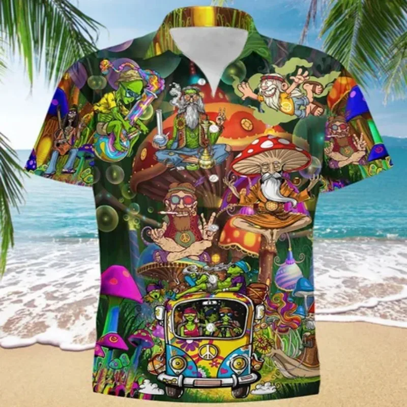 メンズ サマー ハワイアン柄 ヴィンテージ オーバーサイズ  - Vintage Hawaiian Floral Shirt のレビューと価格